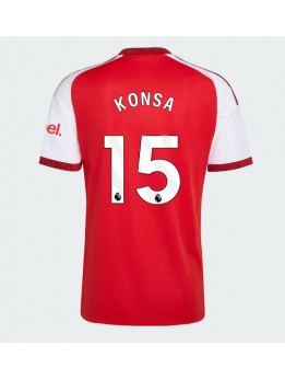 Moški Nogometna dresi replika Arsenal Ezri Konsa #15 Domači 2026-27 Kratek rokav